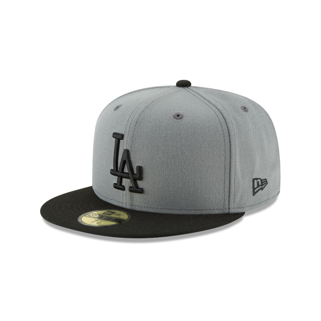 New Era Los Angeles Dodgers MLB Storm Grey Basic 59FIFTY Fitted Hat