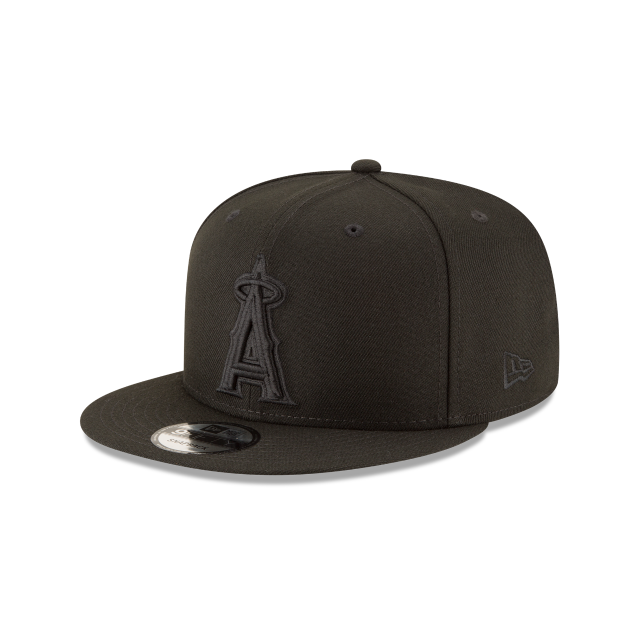 New Era Anaheim Angels Basic Black On Black 9Fifty Snapback