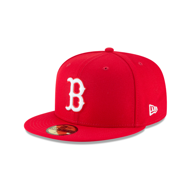 New Era Boston Red Sox MLB Scarlet Basic 59FIFTY Fitted Hat