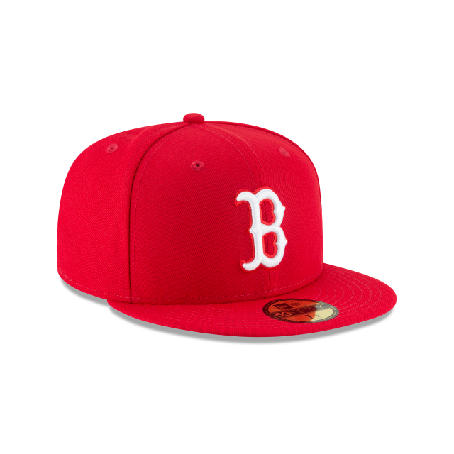 New Era Boston Red Sox MLB Scarlet Basic 59FIFTY Fitted Hat
