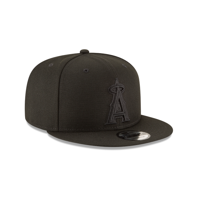 New Era Anaheim Angels Basic Black On Black 9Fifty Snapback