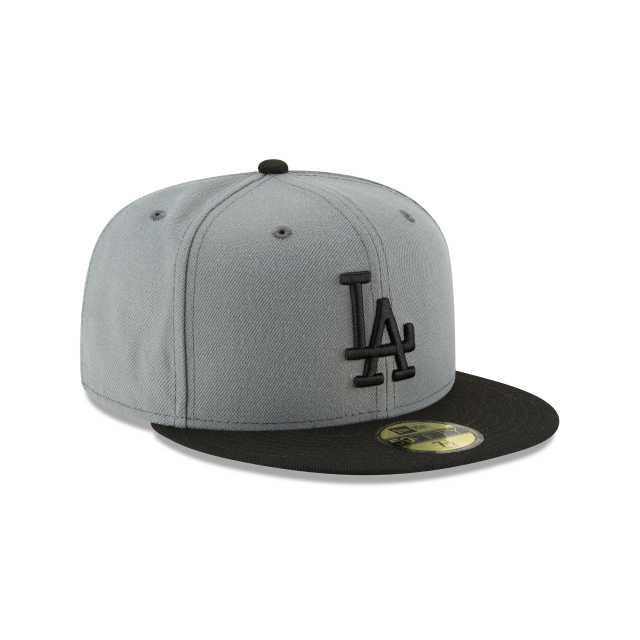 New Era Los Angeles Dodgers MLB Storm Grey Basic 59FIFTY Fitted Hat
