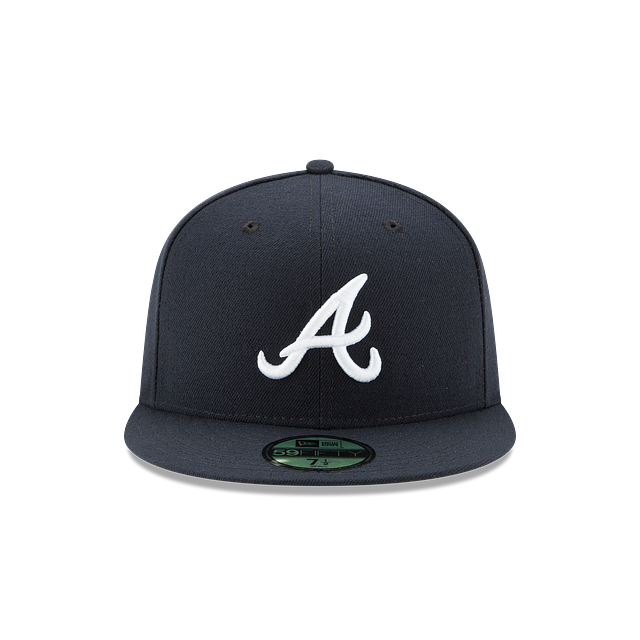New Era Atlanta Braves MLB Authentic Collection 59FIFTY On-Field Road Fitted Hat