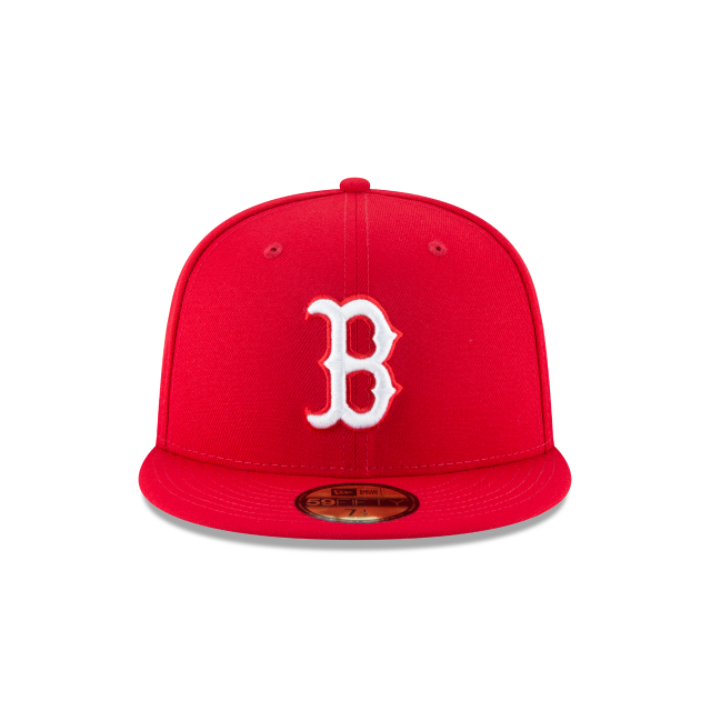 New Era Boston Red Sox MLB Scarlet Basic 59FIFTY Fitted Hat