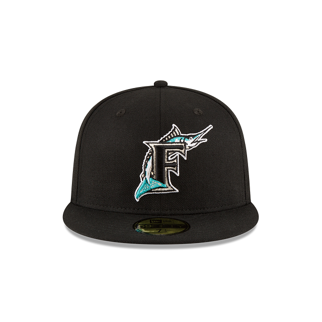 New Era Florida Marlins MLB World Series Black Wool 59FIFTY Fitted Hat