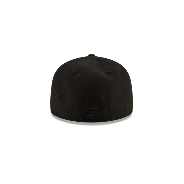 New Era Milwaukee Brewers MLB Black On Black 59FIFTY Fitted Hat
