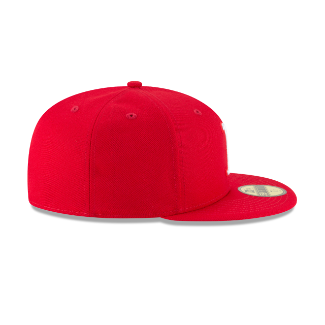 New Era Boston Red Sox MLB Scarlet Basic 59FIFTY Fitted Hat
