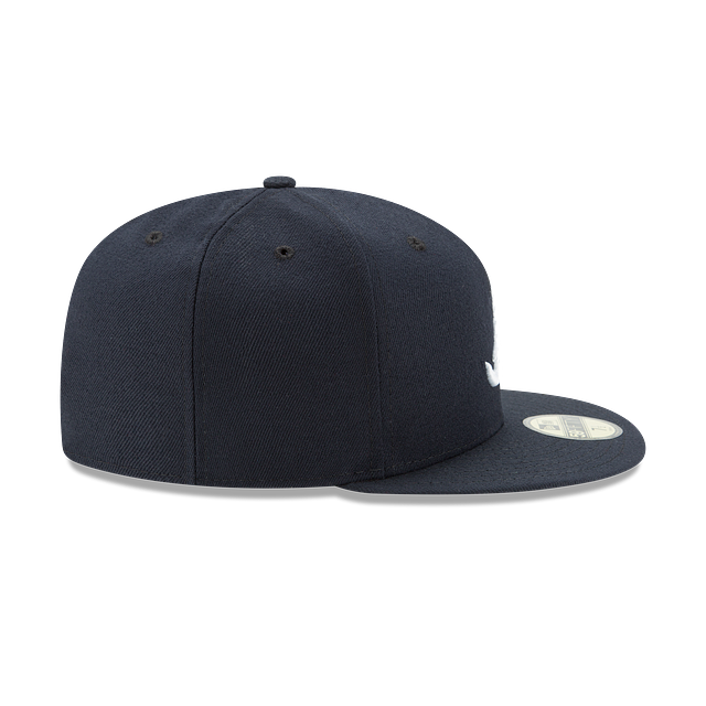New Era Atlanta Braves MLB Authentic Collection 59FIFTY On-Field Road Fitted Hat