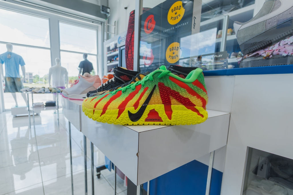 Sole Play Bama Nike sneaker display close-up