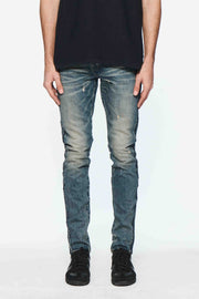 PURPLE BRAND Skinny Shadow Seam Coated Jeans