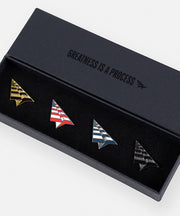 Paper Planes Metallic Planes Pin Set