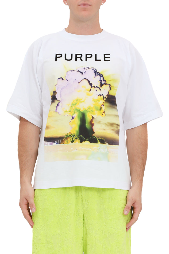 PURPLE BRAND Textured Jersey SS Tee