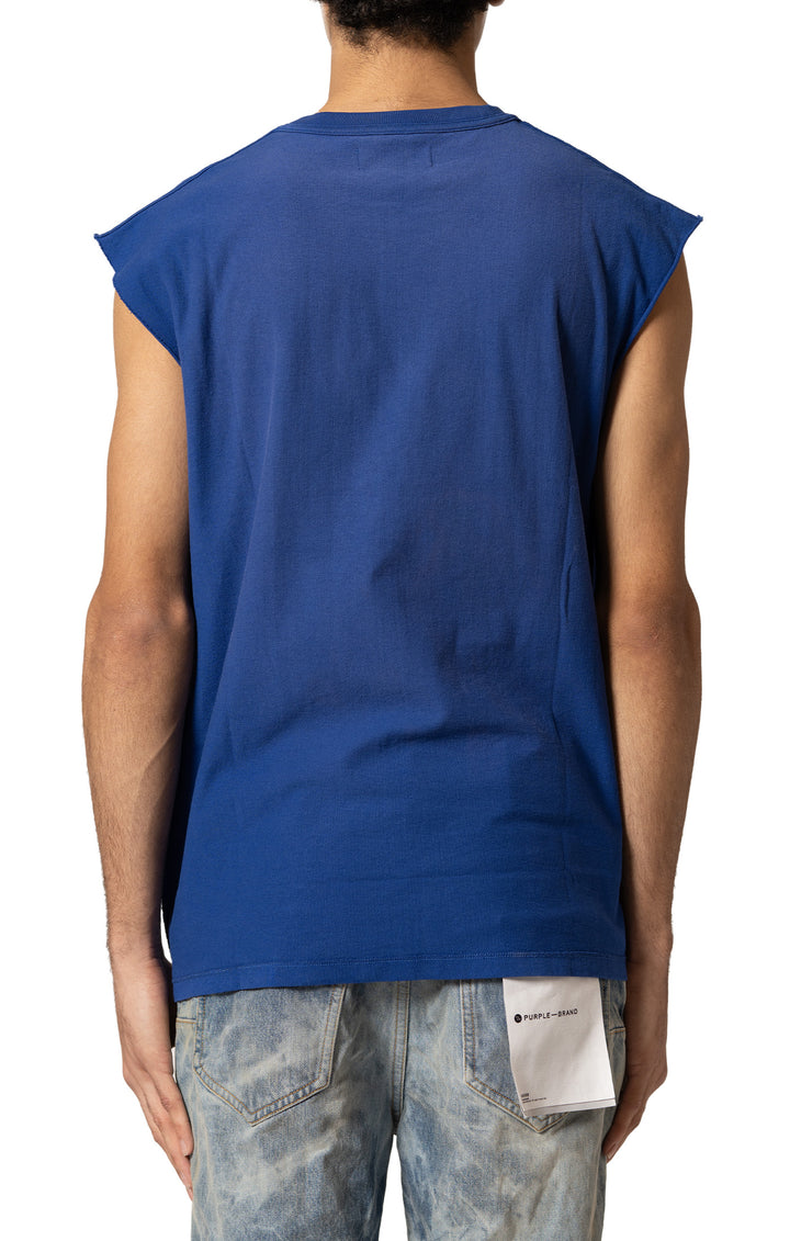 PURPLE BRAND Textured Jersey Sleeveless