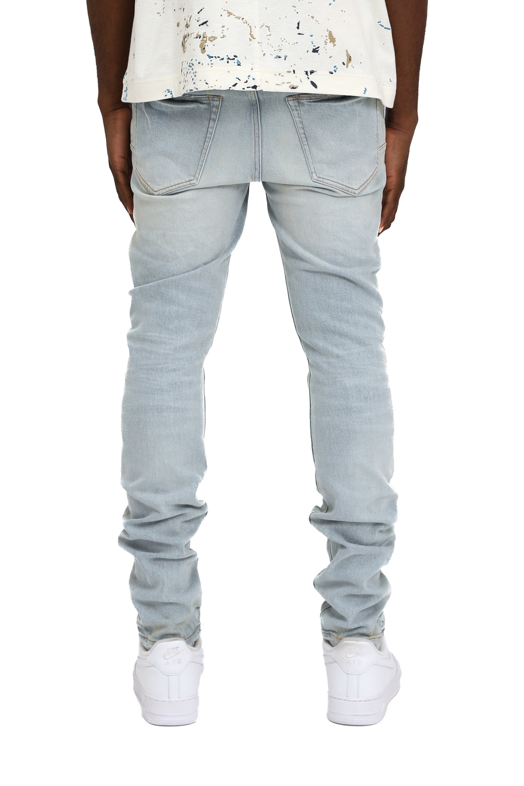 PURPLE BRAND Skinny Fade Distressed