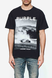 PURPLE BRAND Textured Inside Out Tee