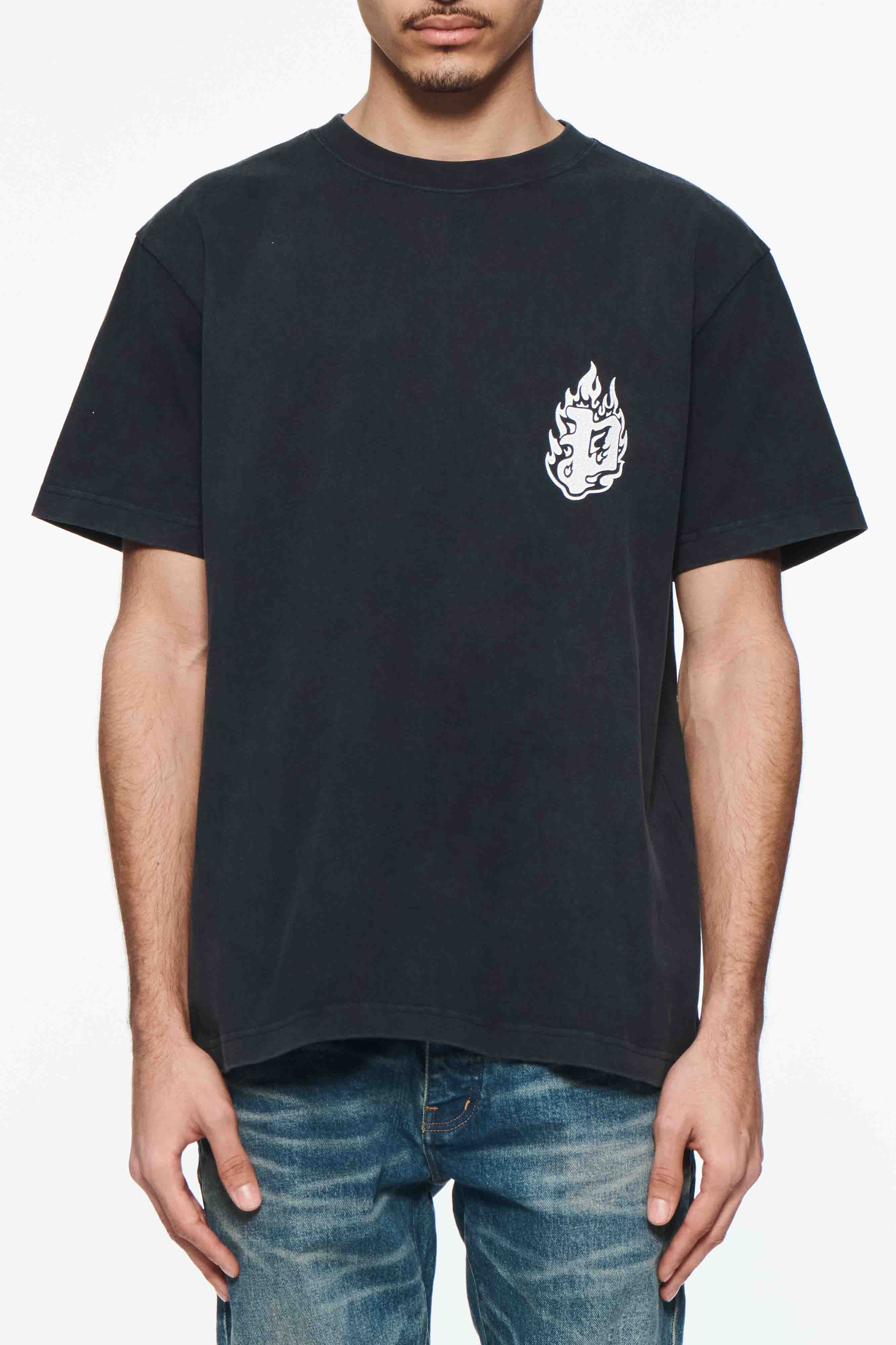 Tシャツ・カットソー Purple Brand P117 HWMC124 HEAVY JERSEY T-shirt purple-brand-t-shirts-purple-