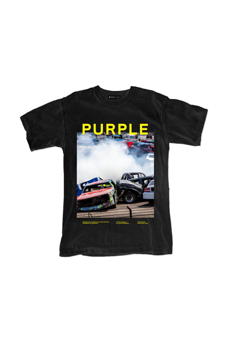 PURPLE BRAND Graphic Inside Out Tee