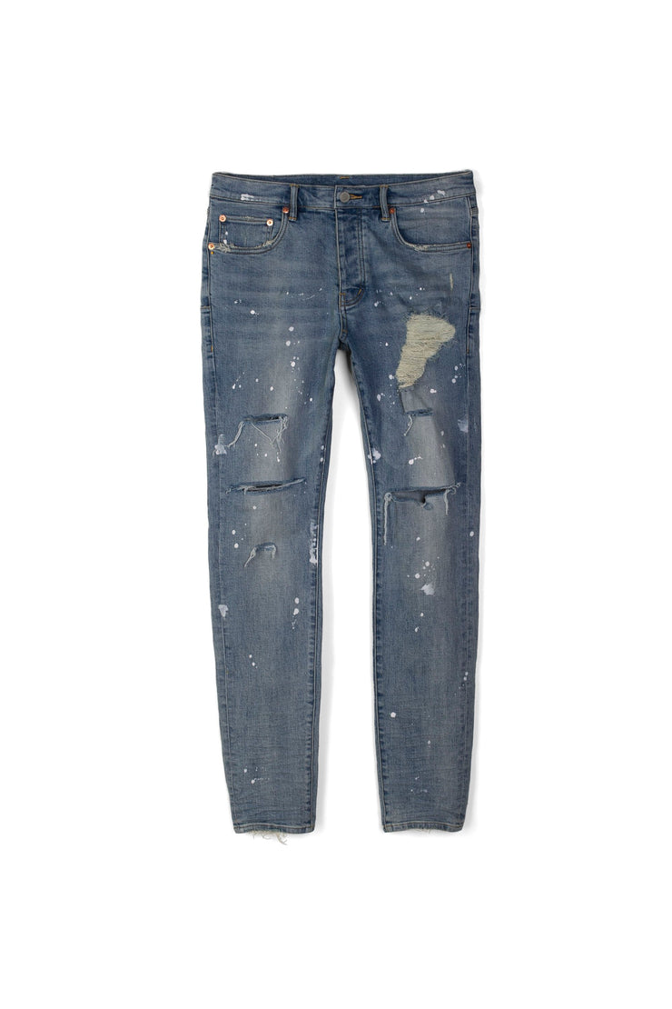 PURPLE BRAND Slim Fit Jeans - Light Indigo Paint – SOLE PLAY