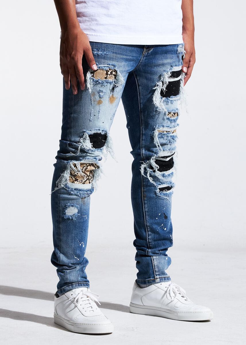 Embellish Crawley Rip &amp; Repair Denim Jean