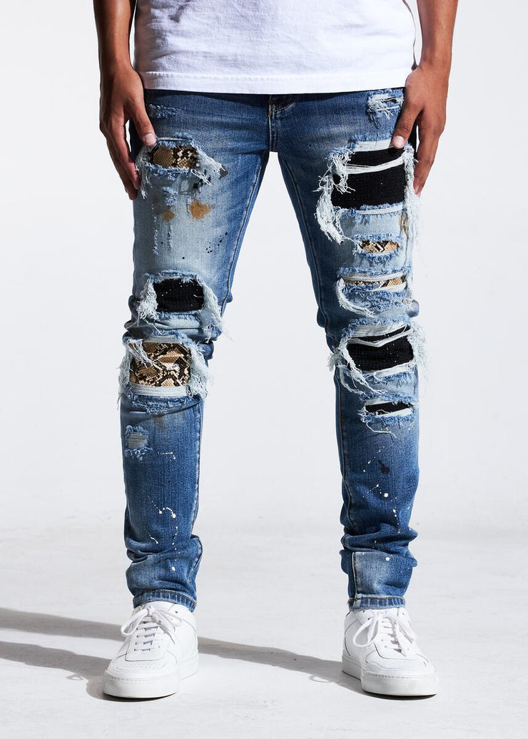 Embellish Crawley Rip & Repair Denim Jeans