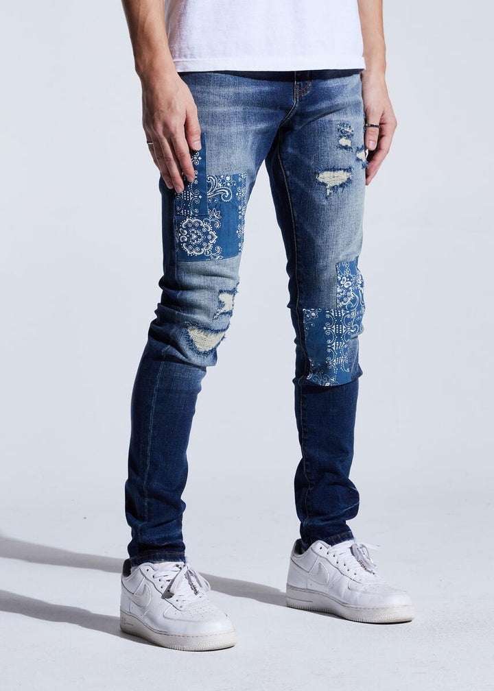 Crysp Denim Charter (Blue Paisley)