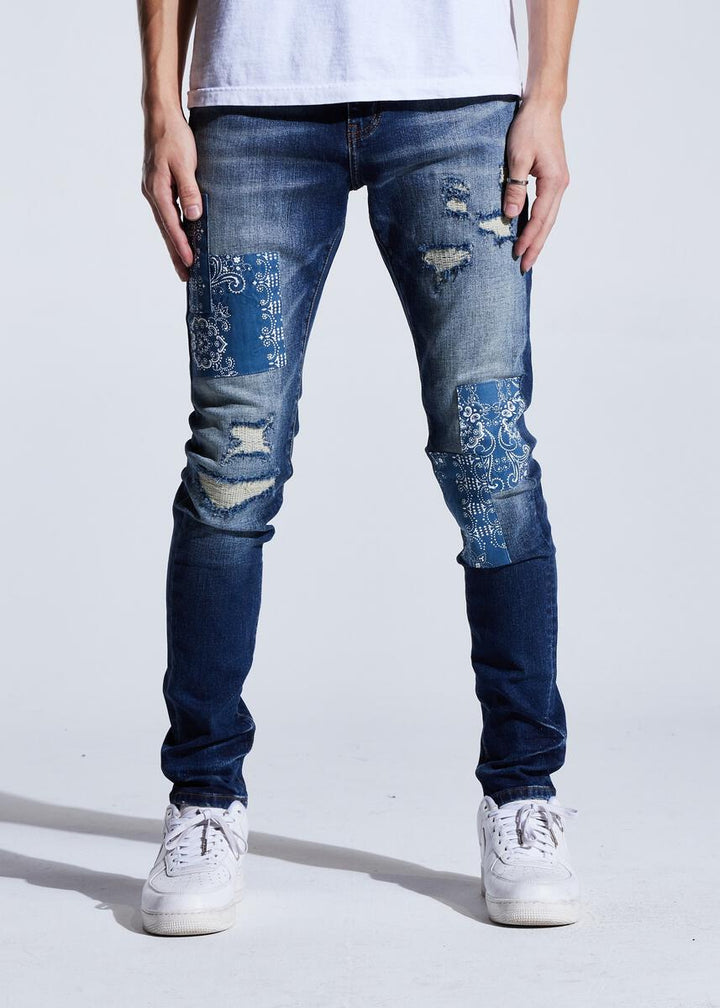 Crysp Denim Charter (Blue Paisley)