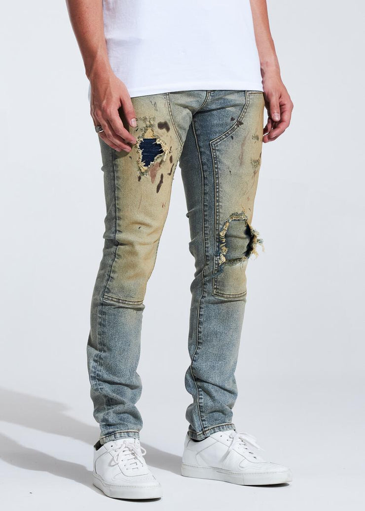 Embellish Scar Denim Jeans