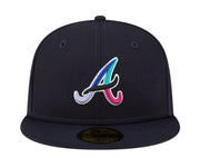 New Era Atlanta Braves 1995 World Series Polar Lights 59Fifty Fitted Hat