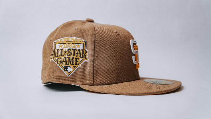 Custom New Era 59Fifty San Deigo Padres 1992 All Star Game Patch Hat