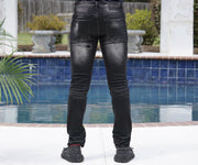 "V14" Black Wash Valabasas Jeans