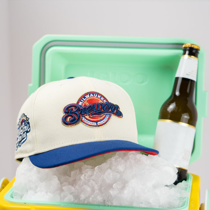 New Era 1 PER PERSON Custom New Era 59Fifty Milwaukee Brewers 2002 All Star Game Fitted Hat - Accessories - View 7