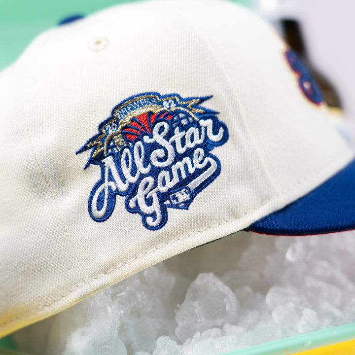 New Era 1 PER PERSON Custom New Era 59Fifty Milwaukee Brewers 2002 All Star Game Fitted Hat - Accessories - View 9