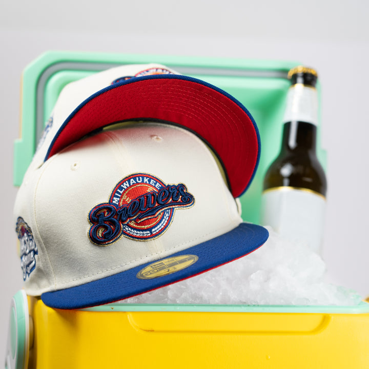 New Era 1 PER PERSON Custom New Era 59Fifty Milwaukee Brewers 2002 All Star Game Fitted Hat - Accessories - View 8