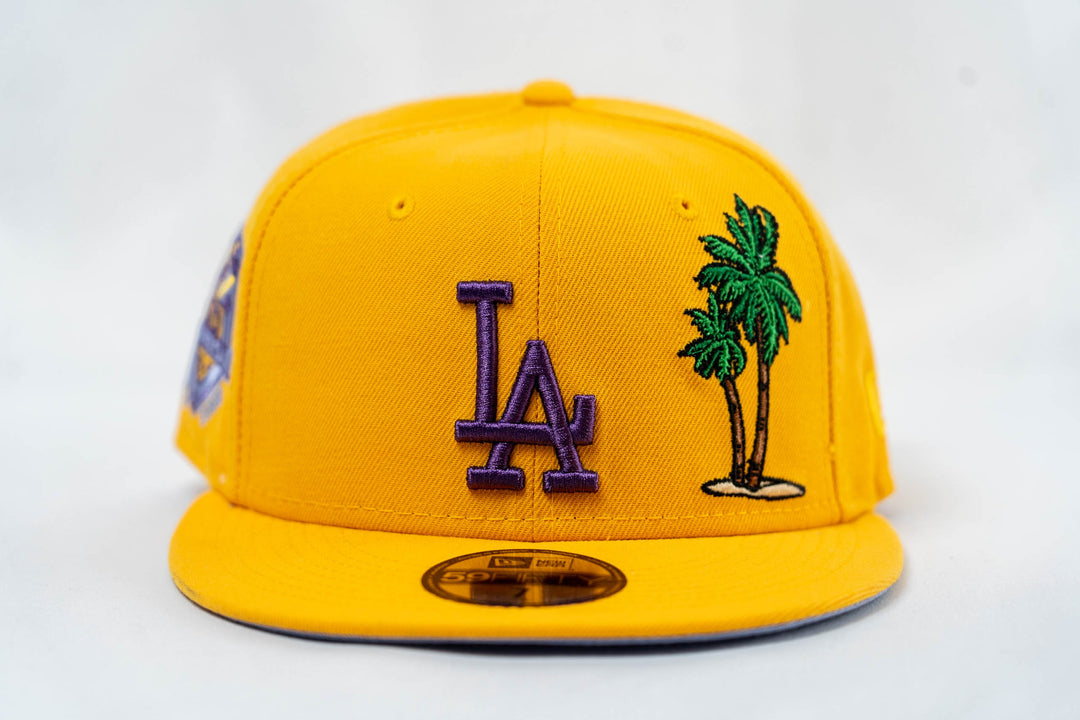 Custom New Era 59Fifty Los Angeles Dodgers 50th Anniversary Fitted Hat