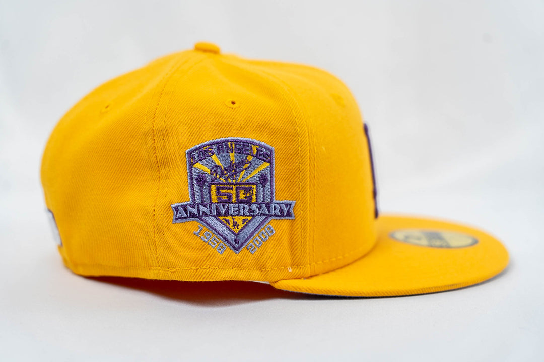 Custom New Era 59Fifty Los Angeles Dodgers 50th Anniversary Fitted Hat