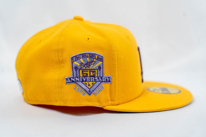 Custom New Era 59Fifty Los Angeles Dodgers 50th Anniversary Fitted Hat