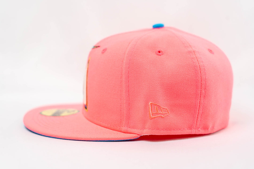 Custom New Era 59Fifty Miami Marlins 2017 All Star Game Fitted Hat — Sole Play Dothan AL