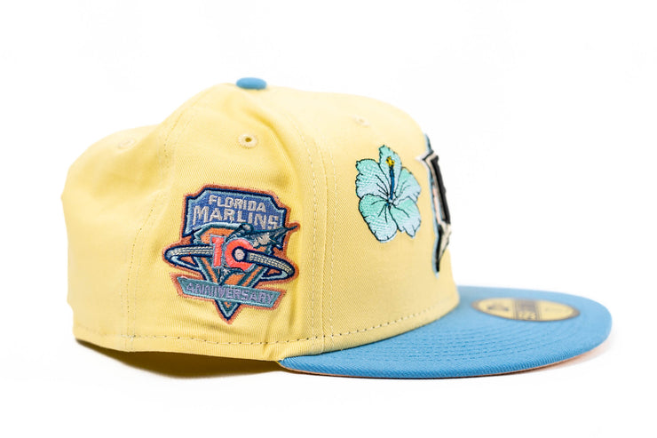 Custom New Era Florida Marlins Inaugural 10th Anniversary Fitted Hat