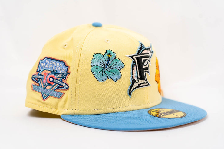 Custom New Era Florida Marlins Inaugural 10th Anniversary Fitted Hat – SOLE  PLAY