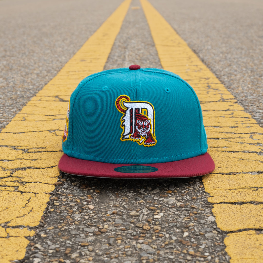 Custom New Era 59Fifty Detroit Tigers Stadium Side Patch Fitted Hat