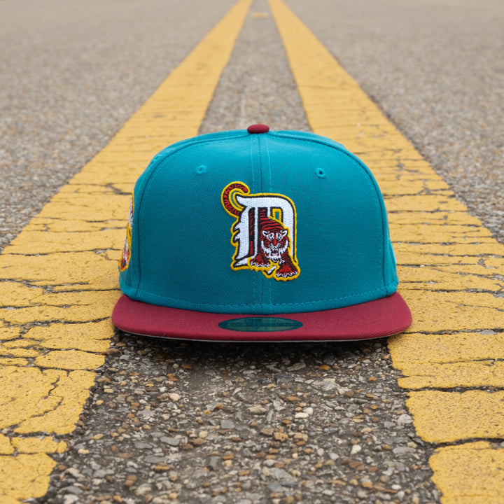Custom New Era 59Fifty Detroit Tigers Stadium Side Patch Fitted Hat