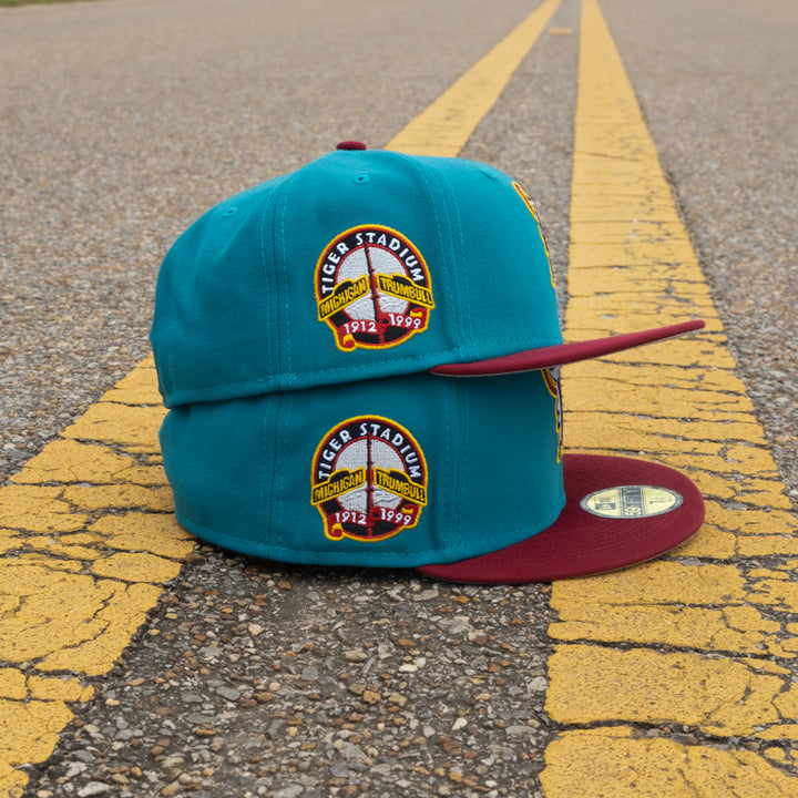Custom New Era 59Fifty Detroit Tigers Stadium Side Patch Fitted Hat