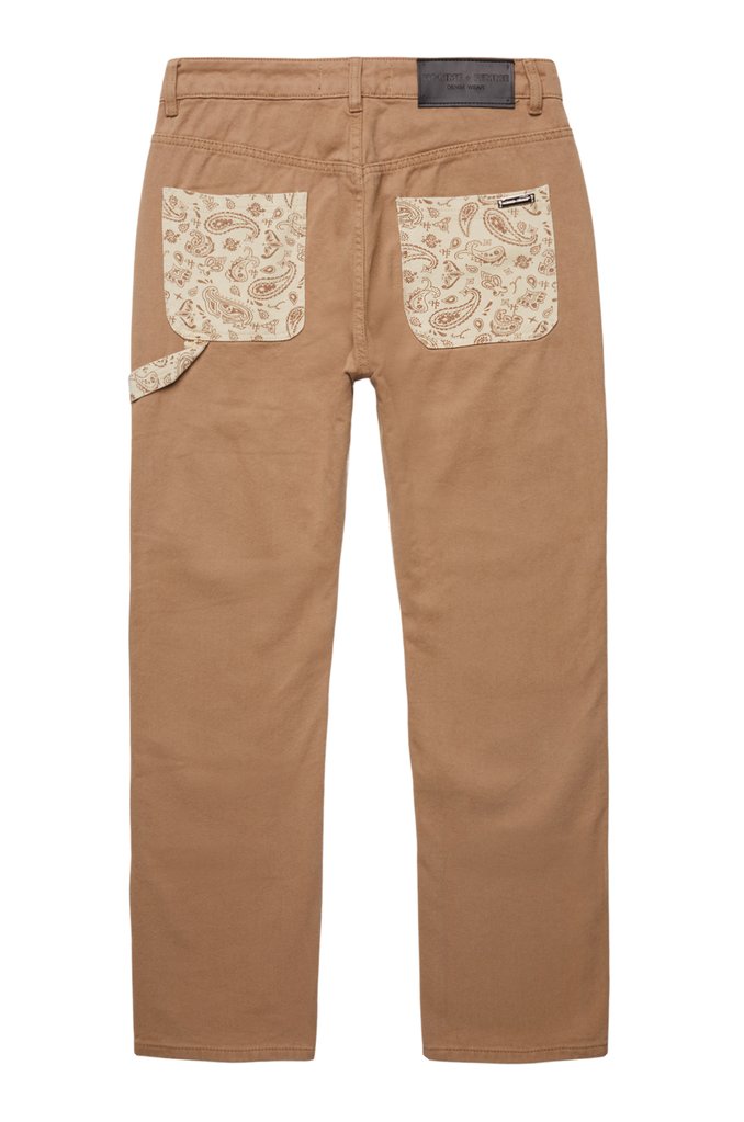Homme Femme Paisley Work Pants