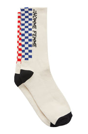 Racing Crew Checkered Socks