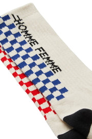 Racing Crew Checkered Socks