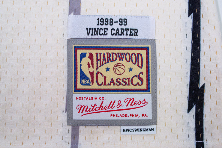 Women's Mitchell and Ness Toronto Raptors NBA Vince Carter Hardwood  Classics Swingman Jersey
