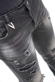 "V14" Black Wash Valabasas Jeans