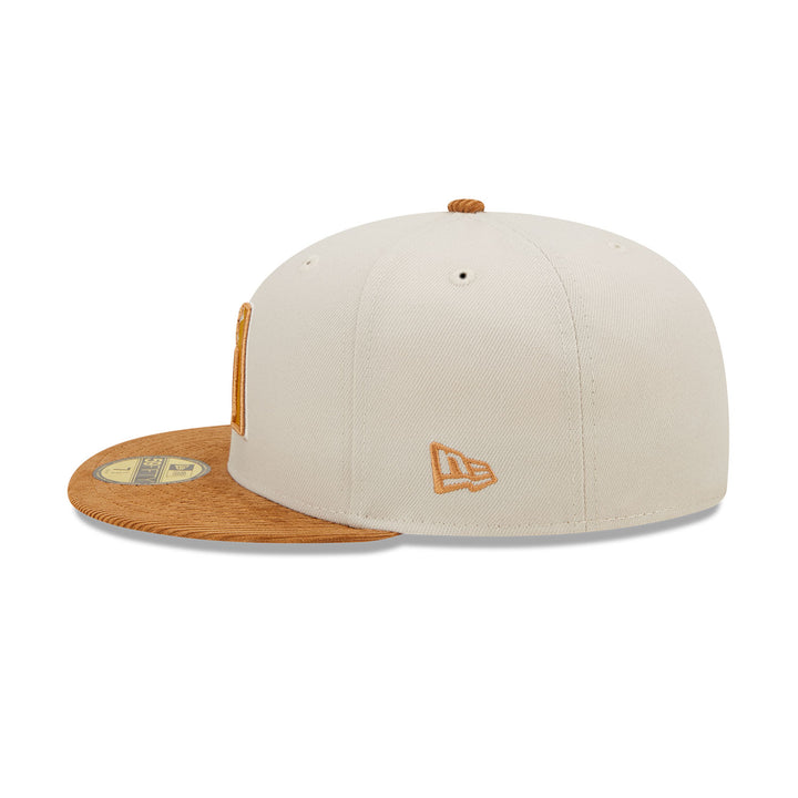 New Era 59Fifty Arizona Diamondbacks Stone Corduroy Visor Fitted Hat