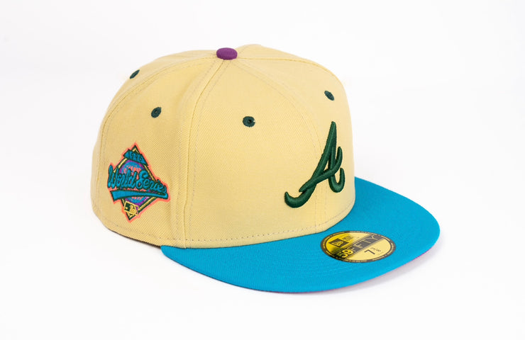 Custom New Era 59Fifty Atlanta Braves 1996 World Series Fitted Hat
