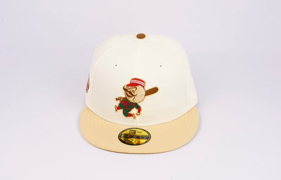 New Era 59Fifty Cincinnati Reds 'Eggnog Pack' Fitted Hat Chrome White/Vegas Gold/Red/Green